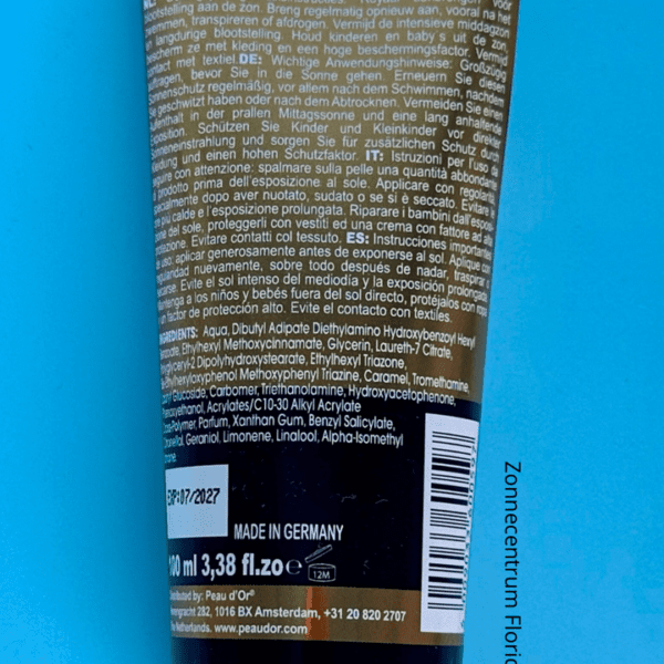 SPF 6 Peau d or 250 ml Florida