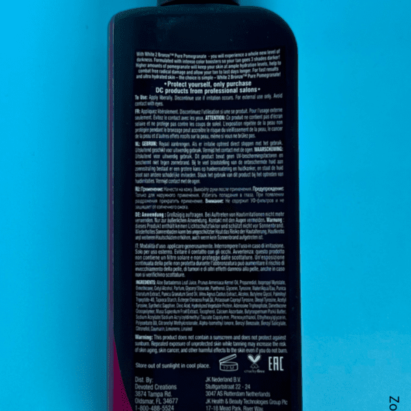 White 2 Bronze Pomegranate 250 ml Devoted Creations Florida
